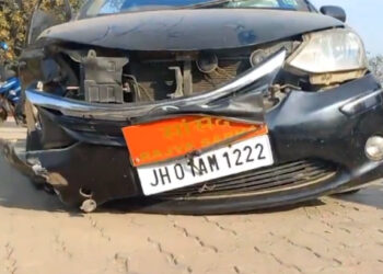 JMM MP Mahua Maji injured as car hits truck
