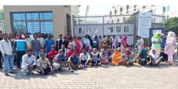 Lady worker electrocuted at XLRI campus, protesters demand compensation