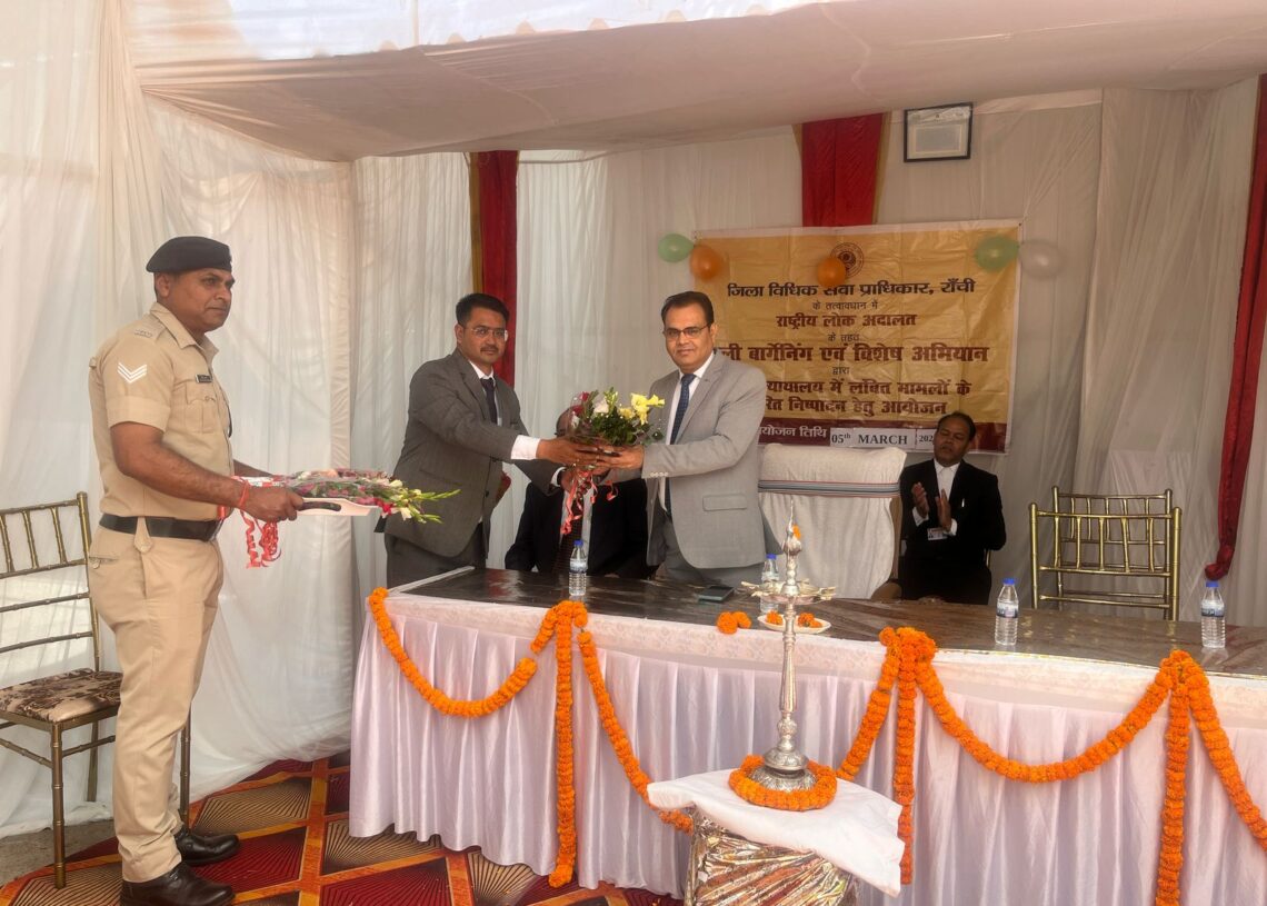 95 Railway cases settled as Ranchi Judicial Commissioner emphasizes speedy justice