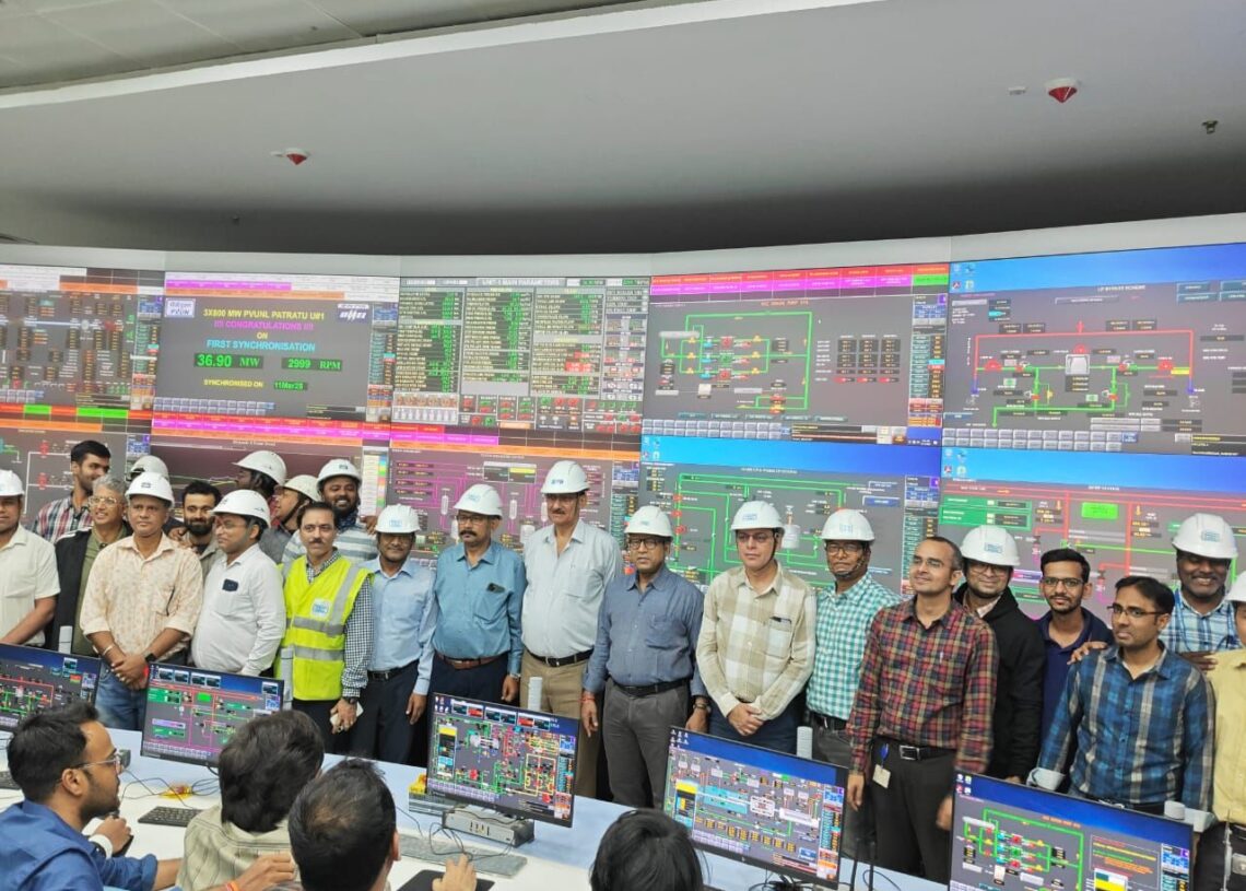 Patratu Super Thermal Power project’s first 800 MW unit synchronized with grid