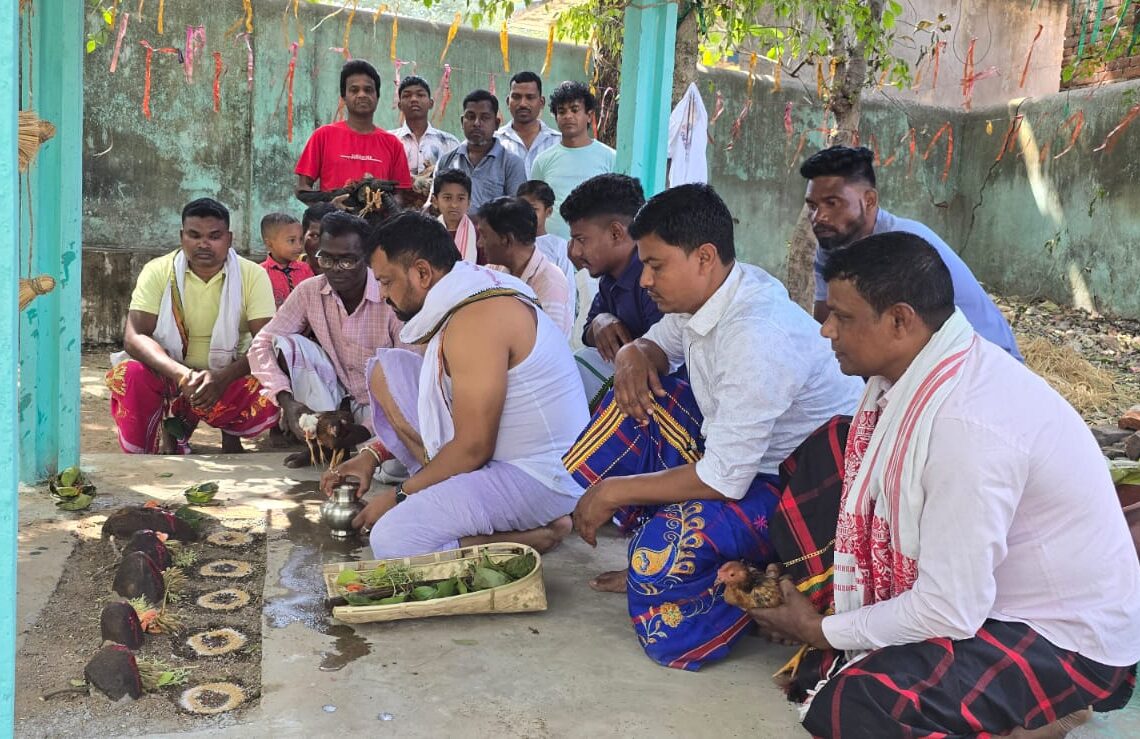 Nature worship tribal festival ‘Baha Bonga’ celebrated in Jamshedpur