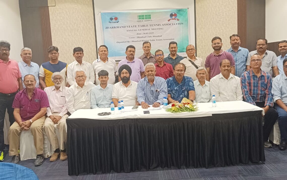 Jharkhand Table Tennis Association to hold three ranking tournaments in 2025