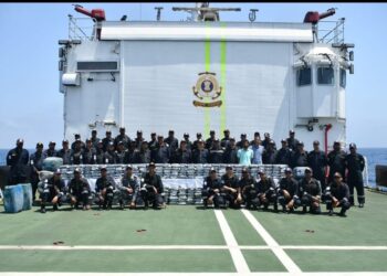 Coast Guard, Gujarat ATS seize drugs worth Rs 1,800 crore