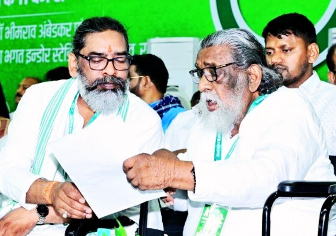 Hemant Soren appointed JMM President, Shibu Soren named Founder Patron