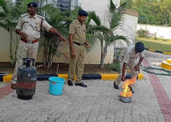 Sona Devi University conducts fire safety program