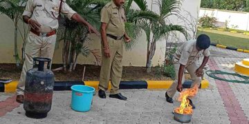 Sona Devi University conducts fire safety program