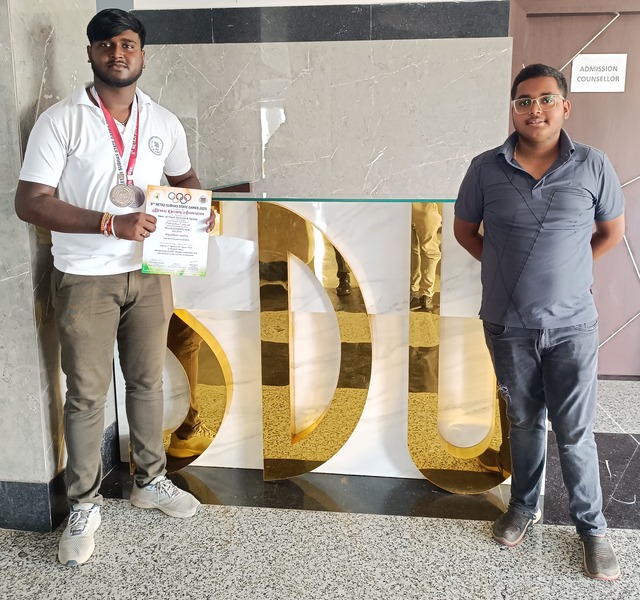 Dipankar Santra of Sona Devi University participates in 9th Netaji Subhas State Games