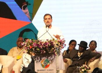 Rahul Gandhi charts new path for democracy at Bharat Summit