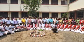 BIT Sindri faculty and students celebrate Sarhul