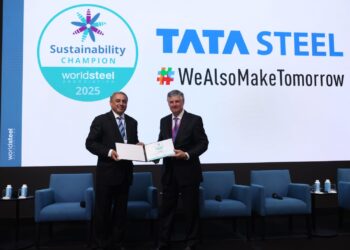 Tata Steel named 2025 Steel Sustainability Champion by Worldsteel, again 