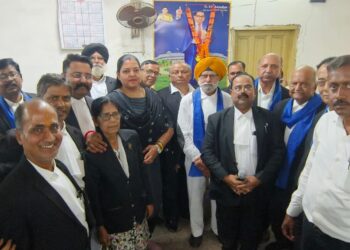 Life-size portrait of Dr. B.R. Ambedkar unveiled at Bar Bhawan in Jamshedpur