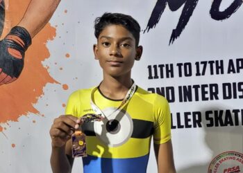 Jharkhand’s Rudransh wins bronze in National Roller Skating Championship