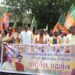 Jharkhand BJP protests in Ranchi demanding dismissal of Minister Hafizul Hasan
