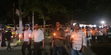 RIMS doctors, students protest Pahalgam attack with candle march