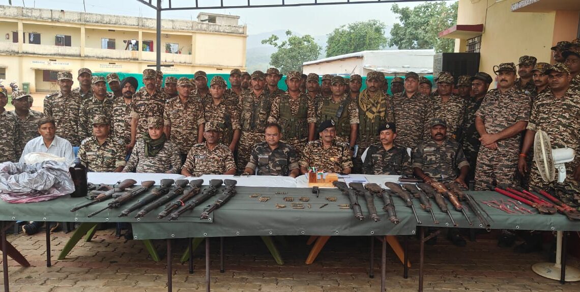 Massive arms cache uncovered in Maoist stronghold of Parasnath hills in Jharkhand