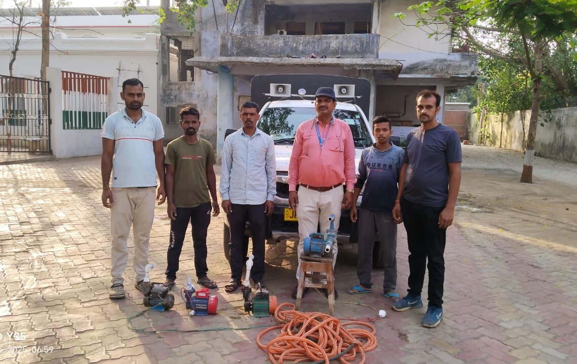 MMC seizes four motor pumps for stealing water