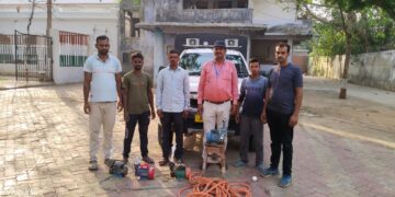 MMC seizes four motor pumps for stealing water