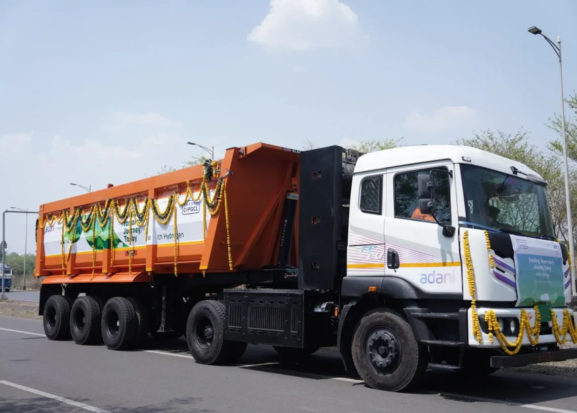 Adani launches India’s 1st hydrogen-powered truck for sustainable logistics