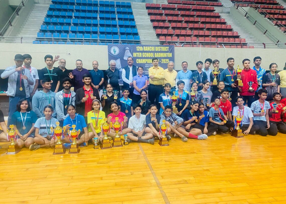 12th Ranchi District Inter-School Badminton Championship.