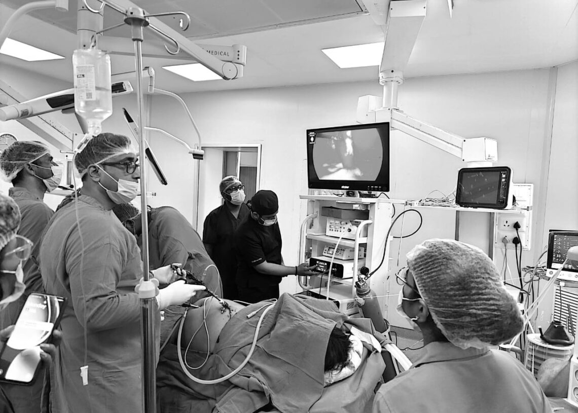 Ranchi Sadar Hospital performs gallbladder surgery using camera tech