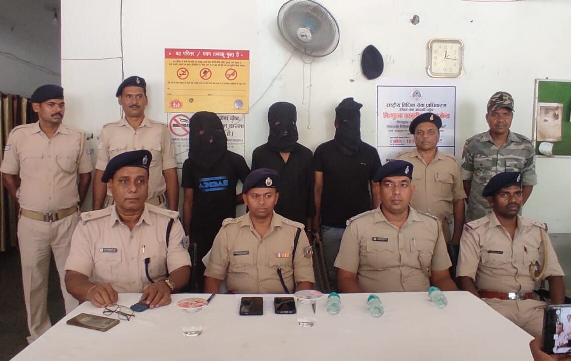 Dhanbad Police recover three stolen bikes and arrest three