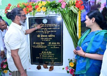 Jharkhand CM lays foundation stone for multi-storey Tribal Hostel in Ranchi