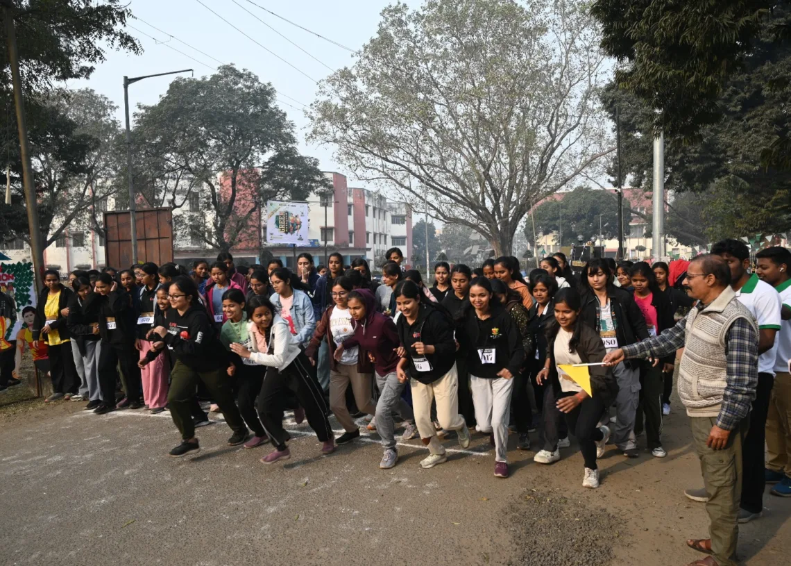 Eco Club of BIT Sindri organises green marathon