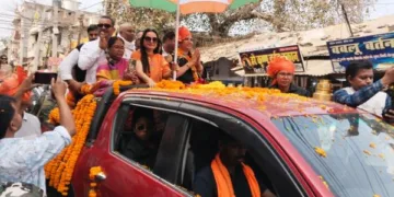 Jaya Prada campaigns for BJP-backed mayoral candidate in Daltonganj