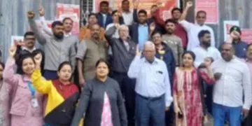 Nationwide trade union strike sees strong turnout in Jamshedpur