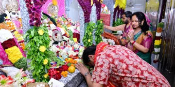 CM Hemant Soren performs puja at Ram Tapovan temple on Ram Navami