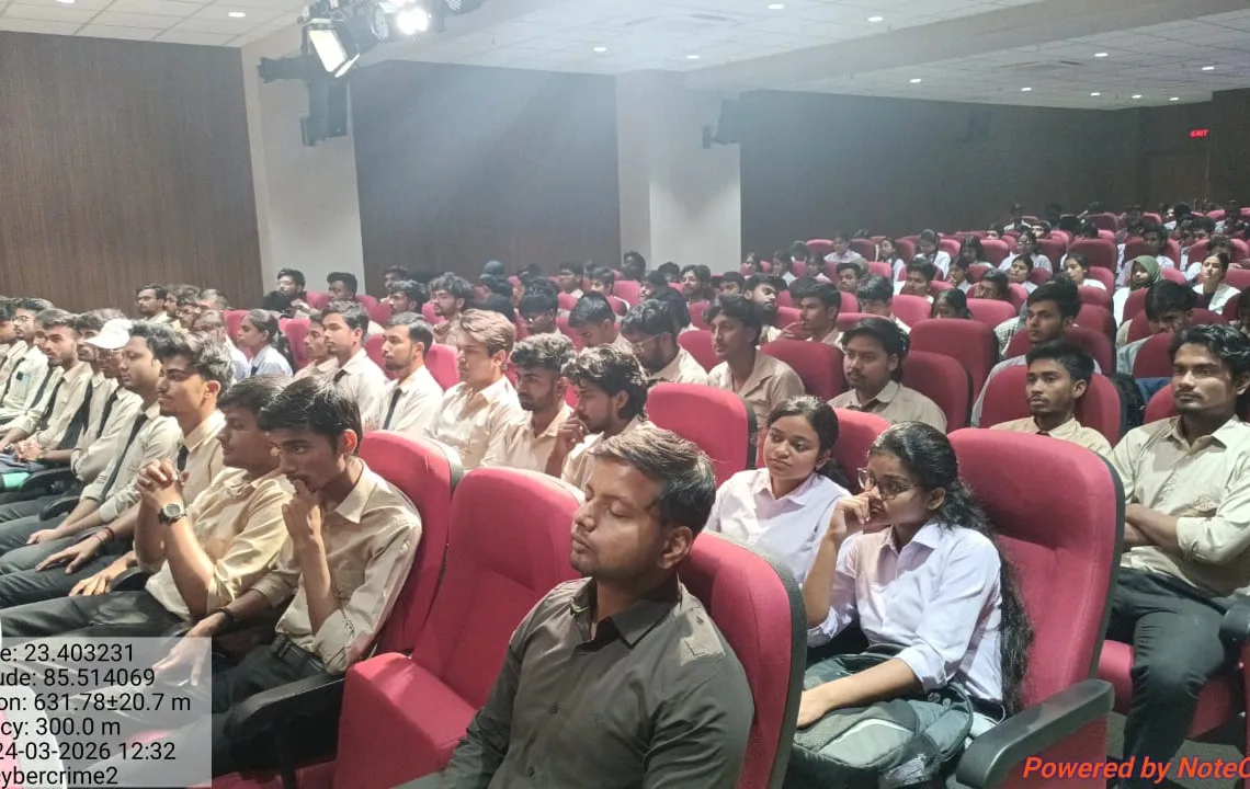 Usha Martin University hosts cybercrime awareness session in Ranchi