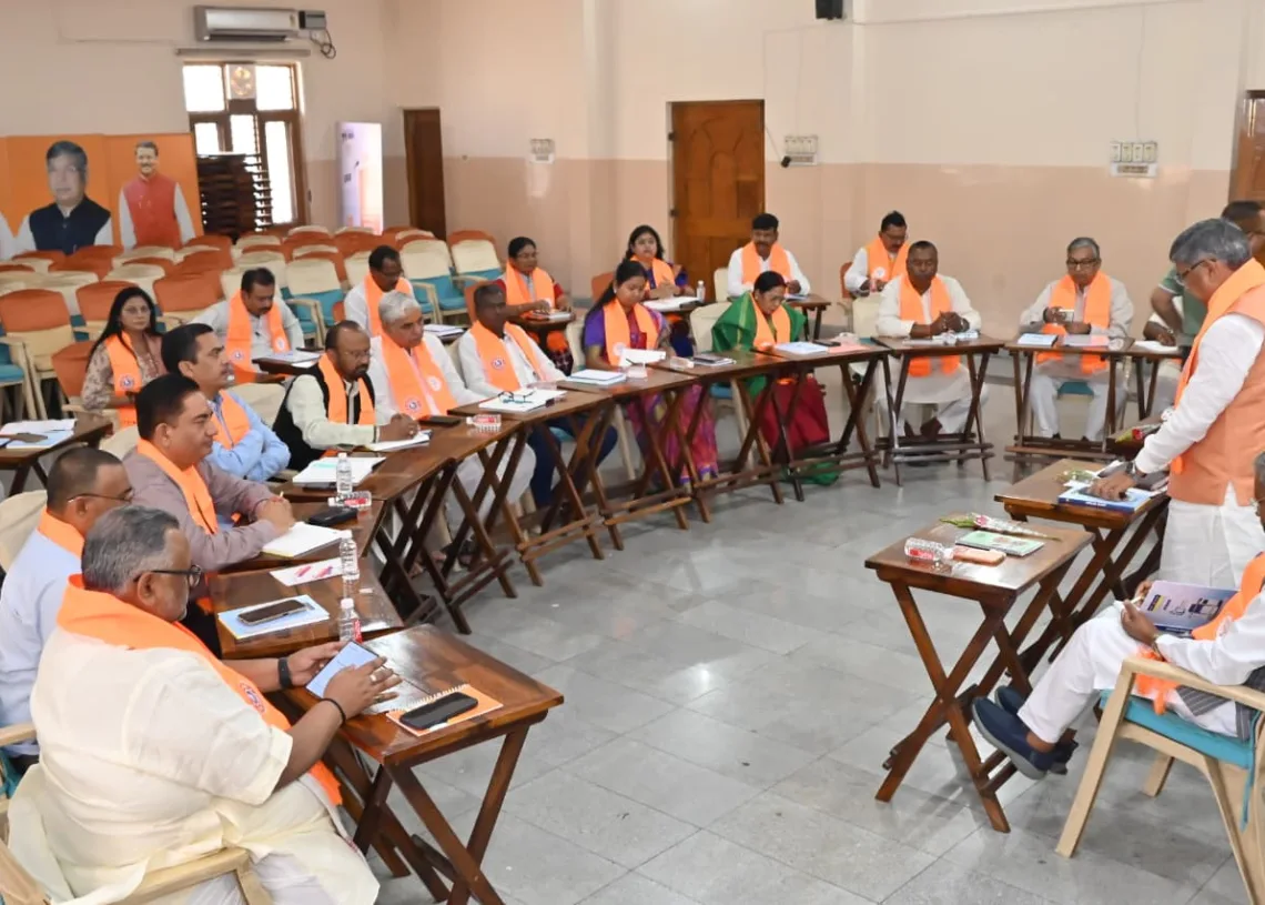 Jharkhand BJP holds key meet, Aditya Sahu calls for ‘double engine’ govt