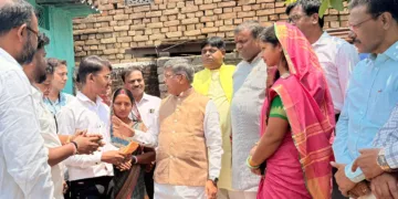 BJP chief Aditya Sahu honours Jharkhand Matric topper, gives ₹1 lakh aid