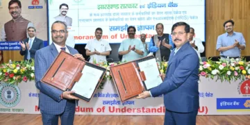 Jharkhand Govt, Indian Bank sign MoU for salary accounts, NHM staff to benefit