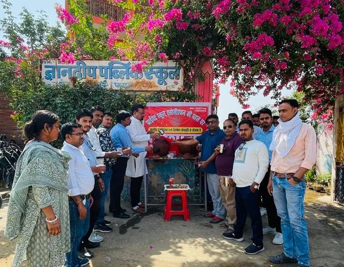 Panshala opened in Daltonganj to provide drinking water amid rising heat