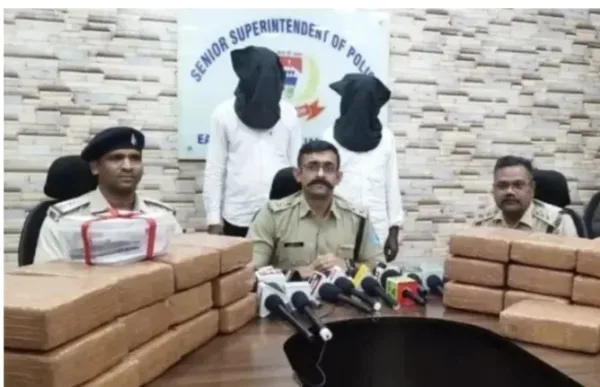 Jharkhand: 50 Kg ganja seized in Baharagora, 2 arrested in interstate drug racket