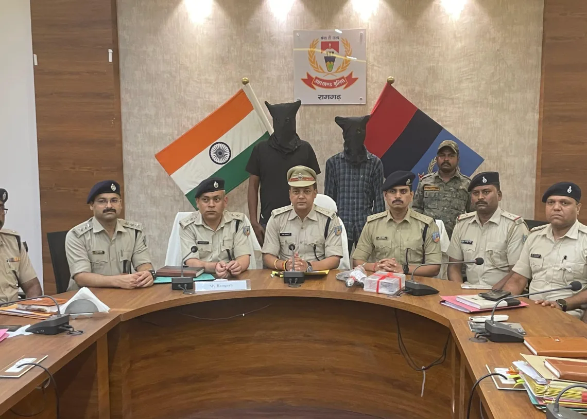 Two held with weapons in Ramgarh, linked to Osam dairy firing case