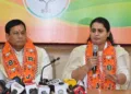 BJP steps up attack on Cong over women’s bill: Sonowal, Shreyasi lead Ranchi presser