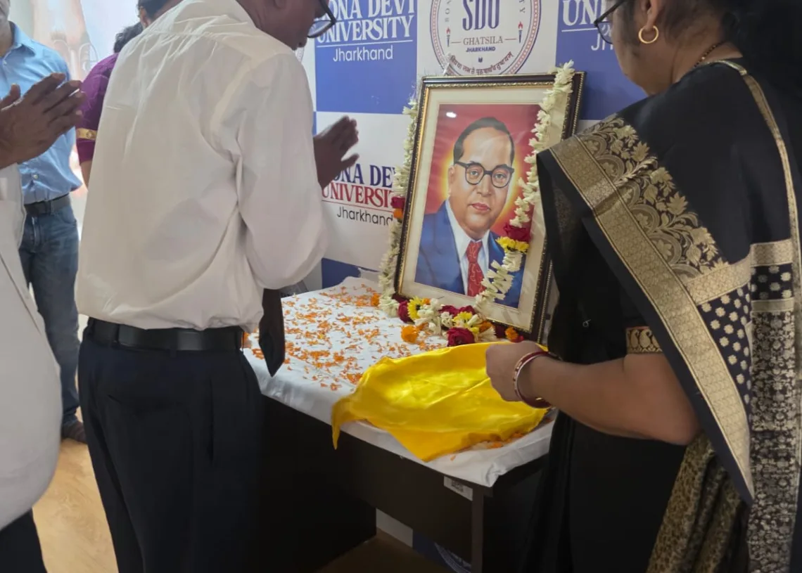 Ambedkar Jayanti celebrated at Sona Devi University in Ghatshila