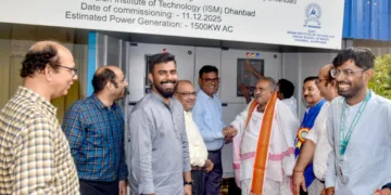 Padma Shri Ashok Bhagat inaugurates rooftop solar power plant at IIT Dhanbad