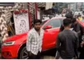 Speeding car crashes into marriage hall in Jamshedpur, major tragedy averted