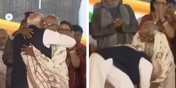 PM Modi’s gesture to Makhan Lal Sarkar sparks emotional response across party ranks