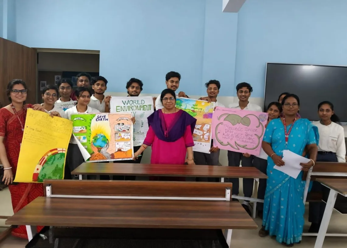 Sona Devi University holds poster, slogan-writing competition