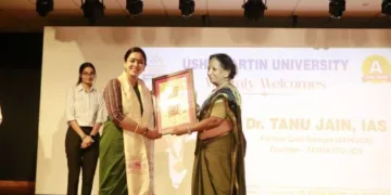 Former IAS officer Dr Tanu Jain inspires students at Usha Martin University