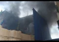 Massive fire erupts at sweet factory in Jamshedpur
