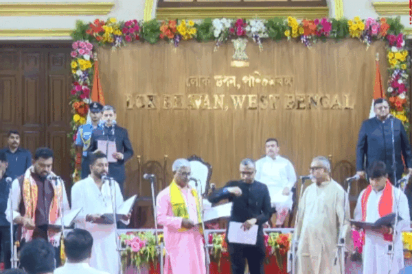 Bengal cabinet: Tapas Roy, Swapan Dasgupta among 35 MLAs sworn in as ministers