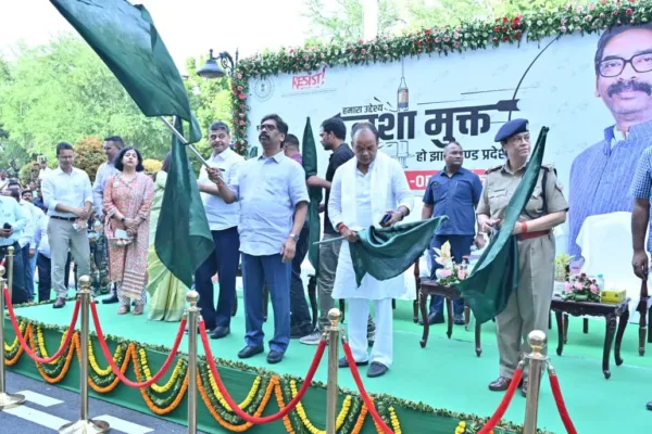 Jharkhand CM launches statewide anti-drug awareness campaign, flags off publicity vehicles