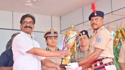 CM Hemant Soren urges new police recruits to uphold law, serve people with dedication