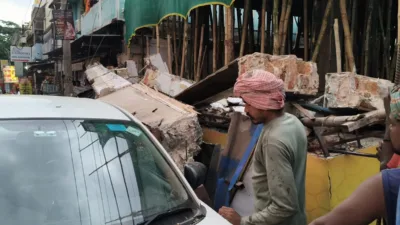 House portion collapses during repair in Jamshedpur, major mishap averted