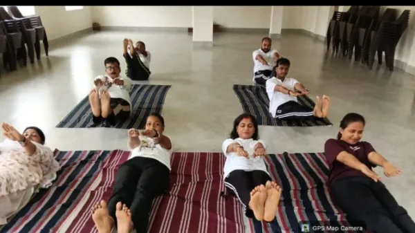 Yoga Day observed with enthusiasm at Sona Devi University